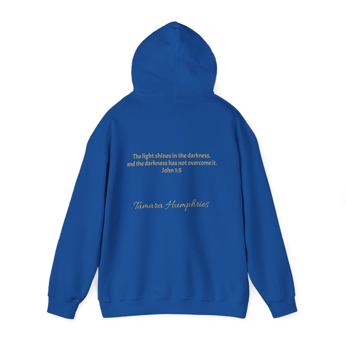 John 1:5 Scripture Firefly Design Hoodie | Christian Faith Bible Verse