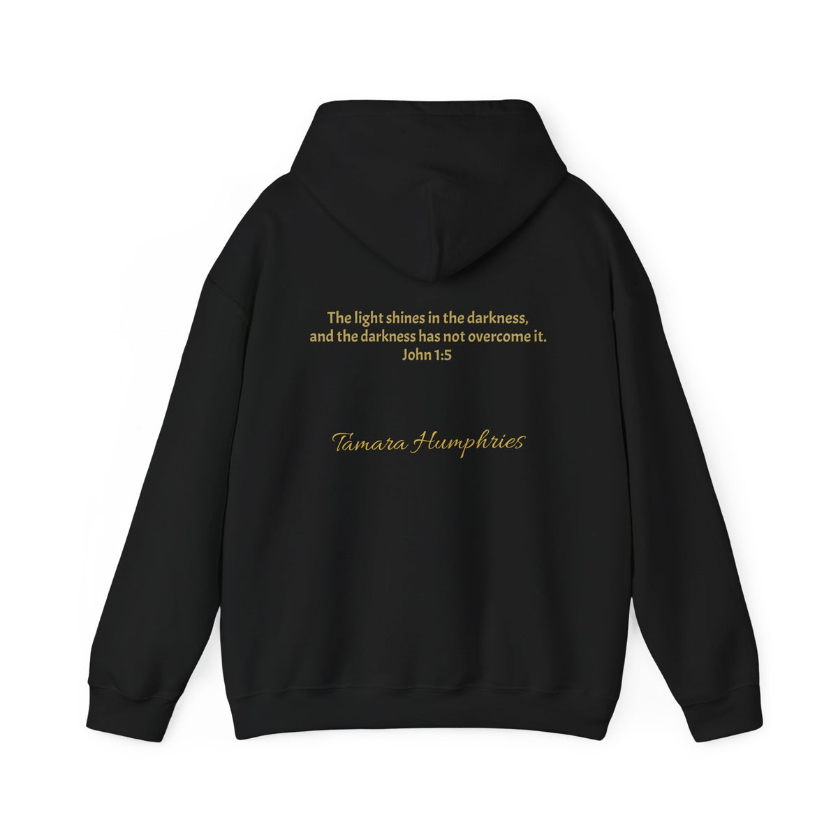 John 1:5 Scripture Firefly Design Hoodie | Christian Faith Bible Verse