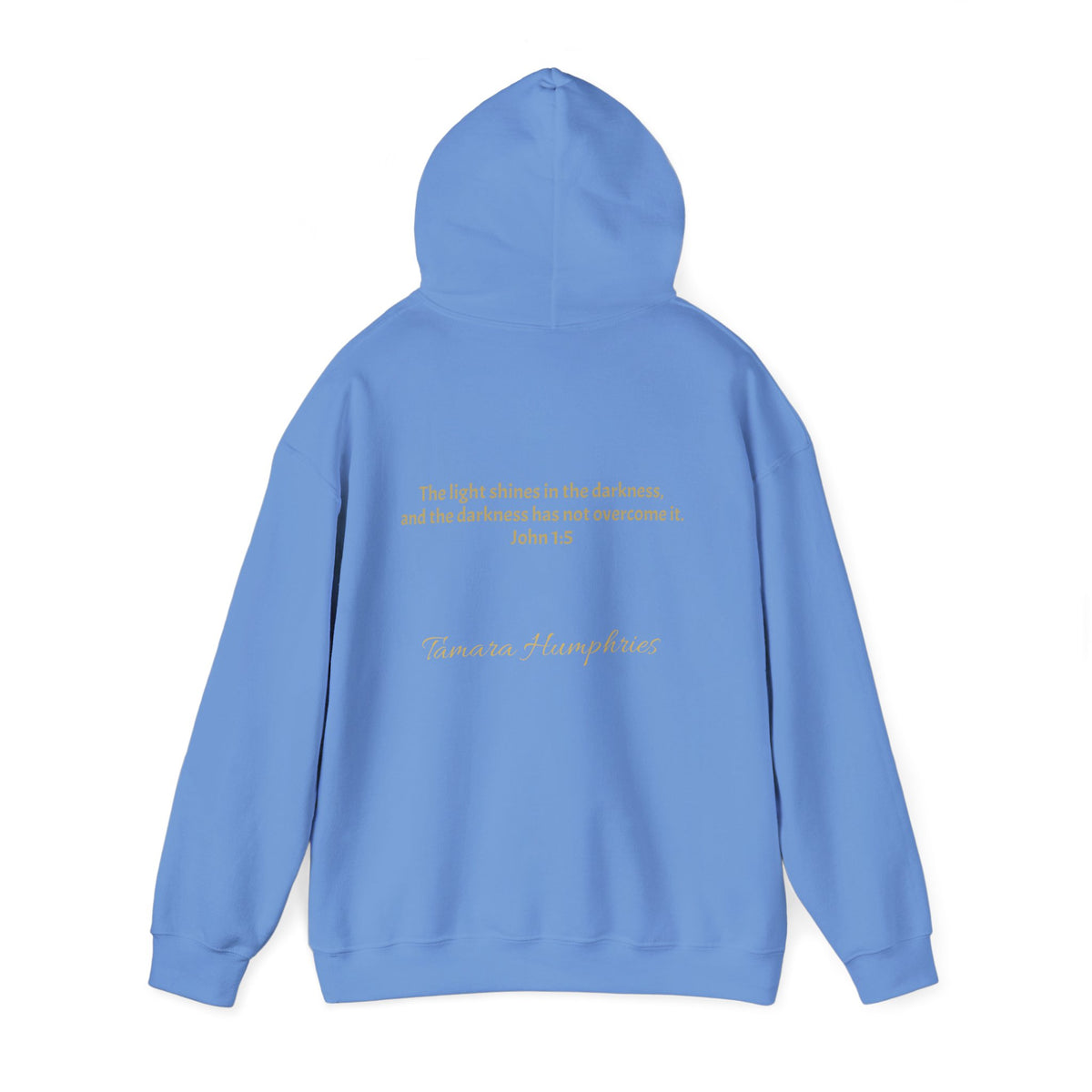 John 1:5 Scripture Firefly Design Hoodie | Christian Faith Bible Verse