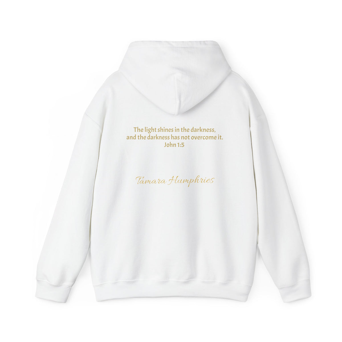 John 1:5 Scripture Firefly Design Hoodie | Christian Faith Bible Verse