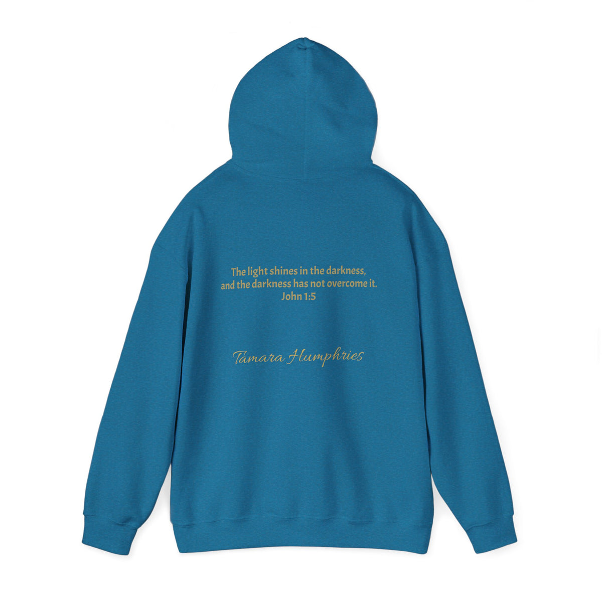 John 1:5 Scripture Firefly Design Hoodie | Christian Faith Bible Verse