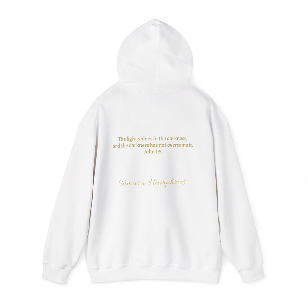 John 1:5 Scripture Firefly Design Hoodie | Christian Faith Bible Verse